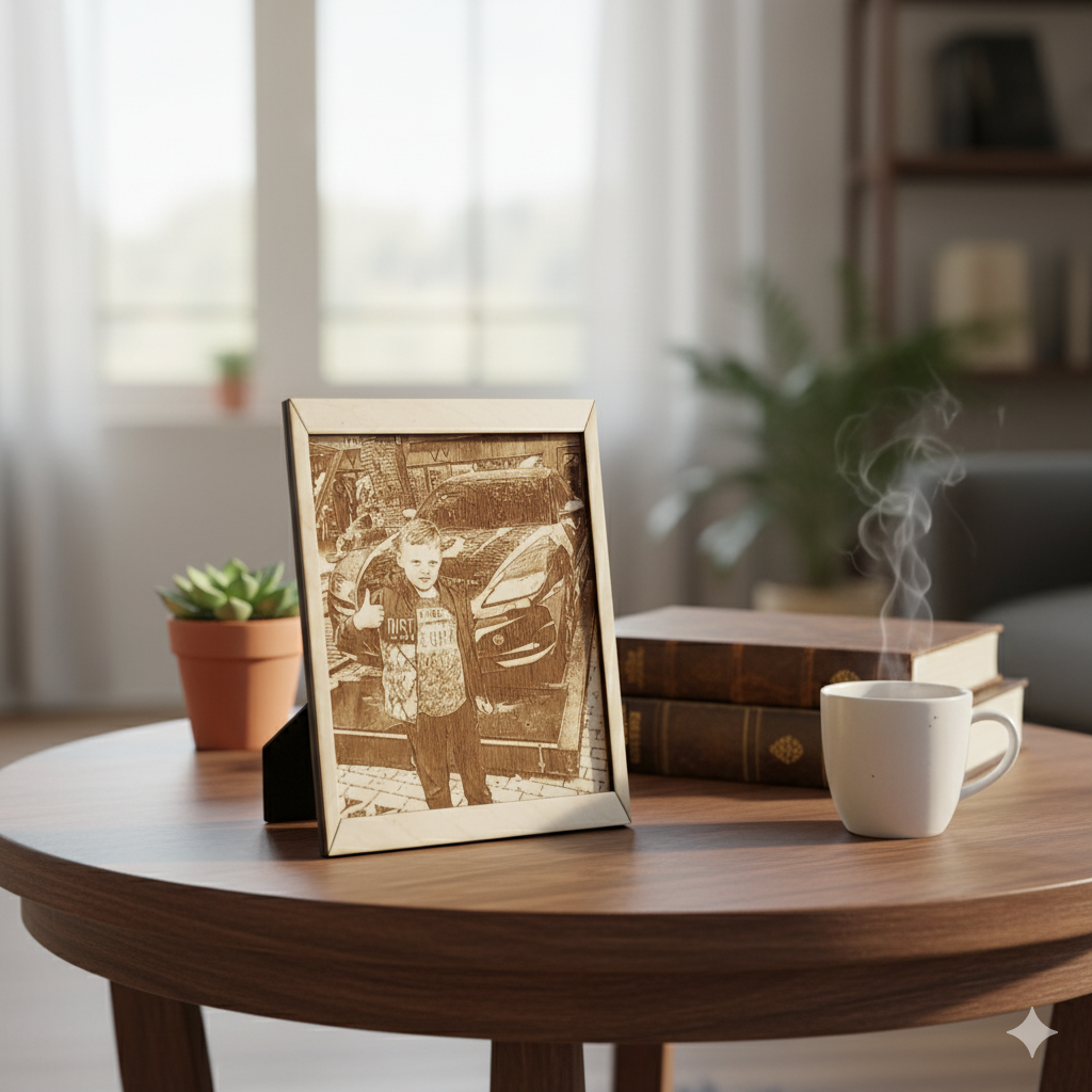 Įamžinkite brangiausias akimirkas medyje.