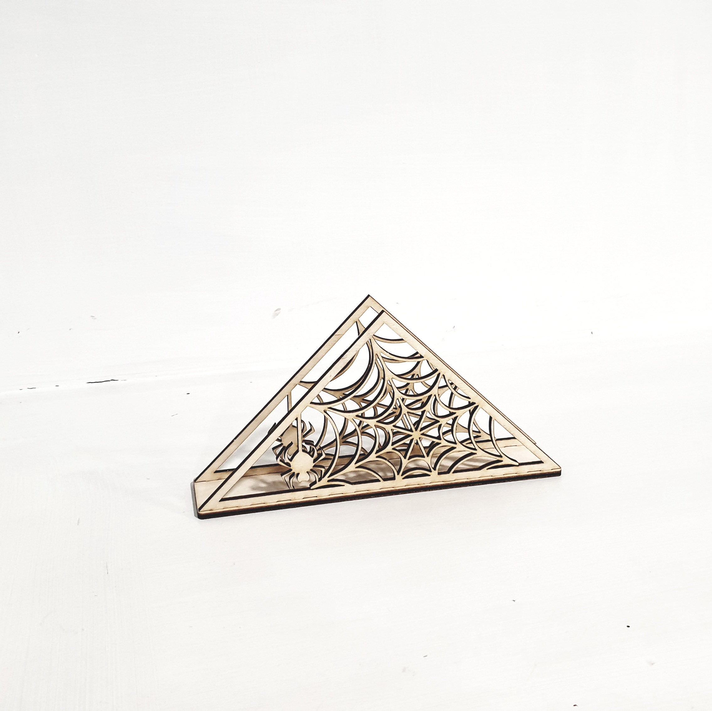 Medinis servetėlių dėklas Helovino šventei