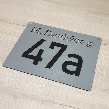 Personalizuotas gatvės numeris