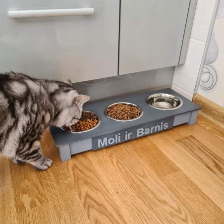 Staliukas Jūsų Augintiniui 3 dubenėlių