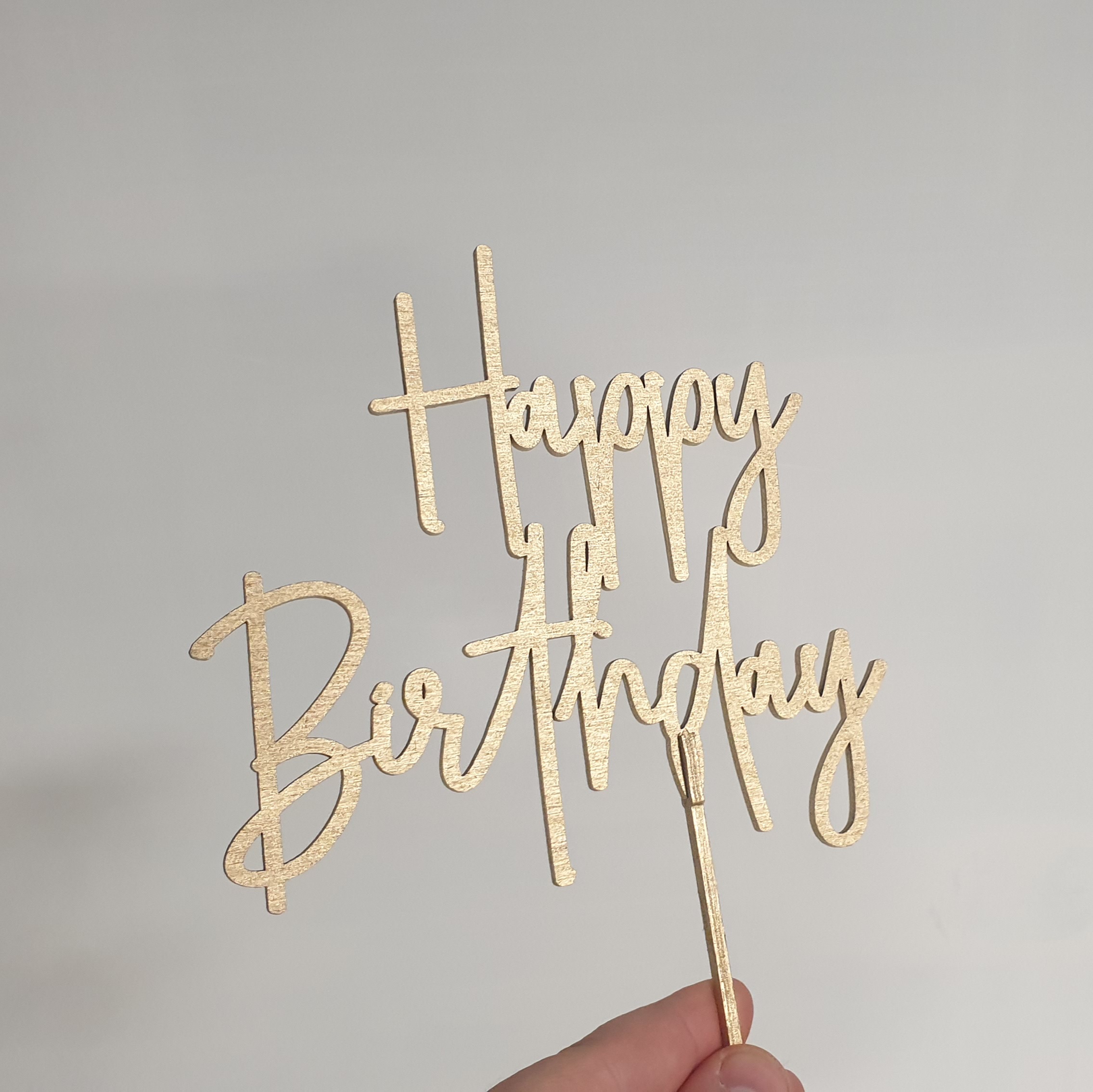 Torto dekoracija „Happy Birthday“